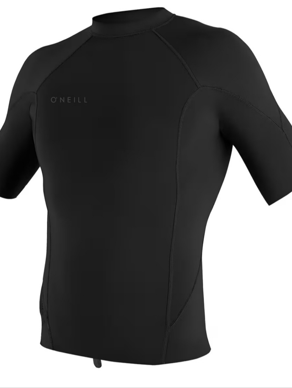 NWT. O'Neill Men's Reactor II - 1MM Short Sleeve Rash Guard - Black